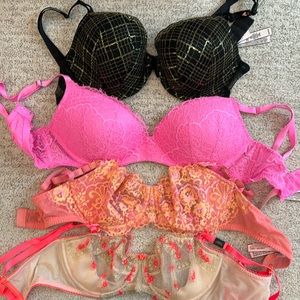 4 Victoria Secret Bras.